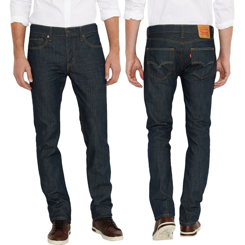 New! Levi's 511 Slim Jeans Denim Rinsed Playa